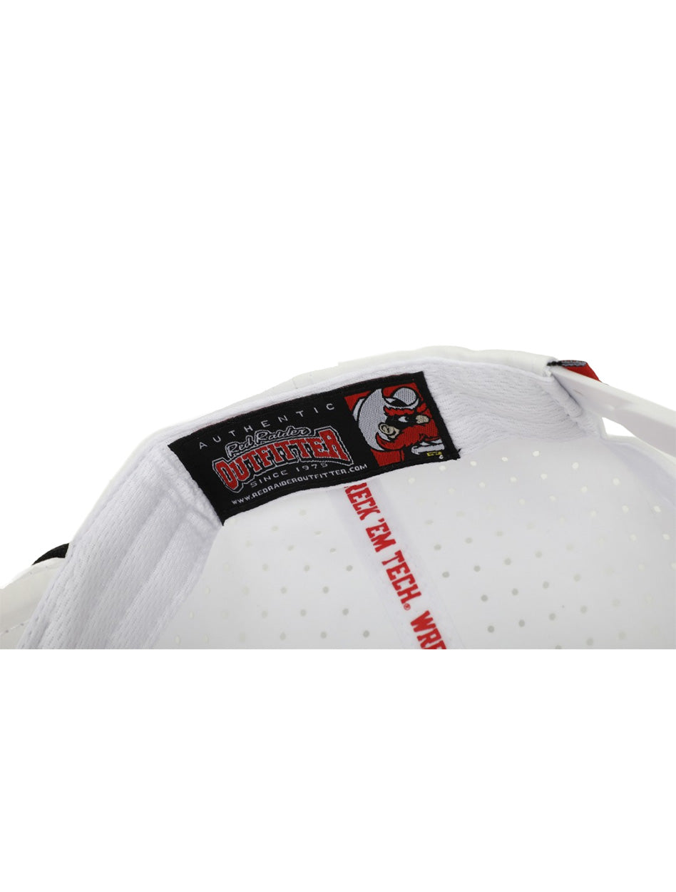 Dark Horse Texas Tech "SL Script" White Corded Sport Snapback Cap