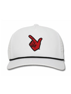Dark Horse Texas Tech "Guns Up" White Corded Sport Snapback Cap