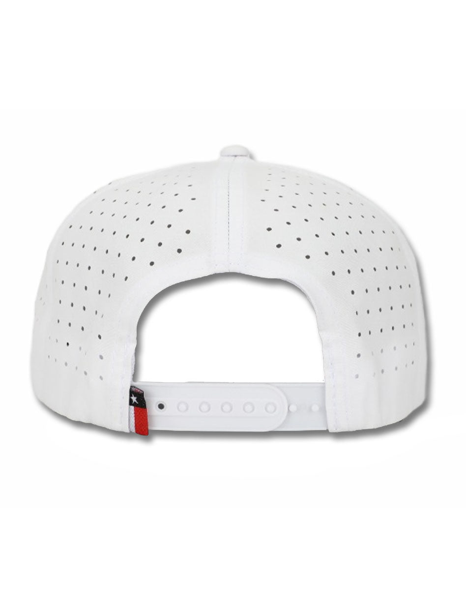 Dark Horse Texas Tech "PJM" White Corded Sport Snapback Cap