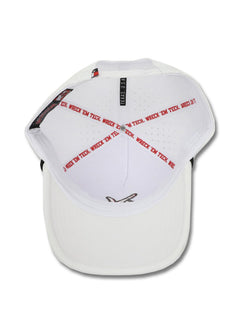Dark Horse Texas Tech "SL Script" White Corded Sport Snapback Cap