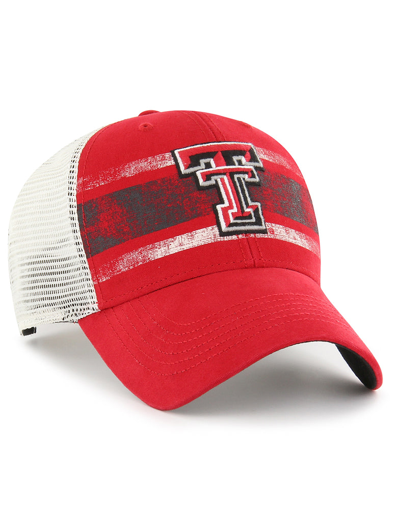 47 Brand Texas Tech Vault Double T Sidestep 2 Tone Adjustable Cap – Red  Raider Outfitter