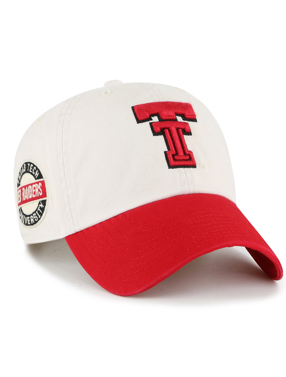 47 Brand Texas Tech Vault Double T "Sidestep" 2 Tone Adjustable Cap