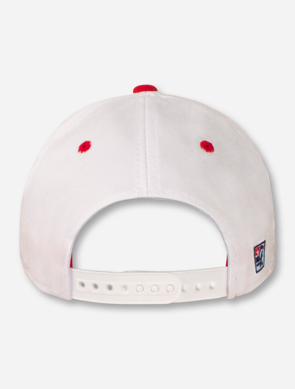 The Game Tech Bar on White Snapback Cap