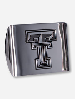 Texas Tech Chrome Plated Double T Hitch Cover