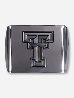 Texas Tech Chrome Plated Double T Hitch Cover
