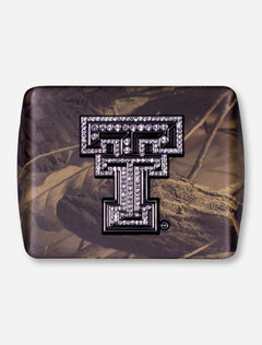 Texas Tech Rhinestone Double T on Camo Hitch Cover