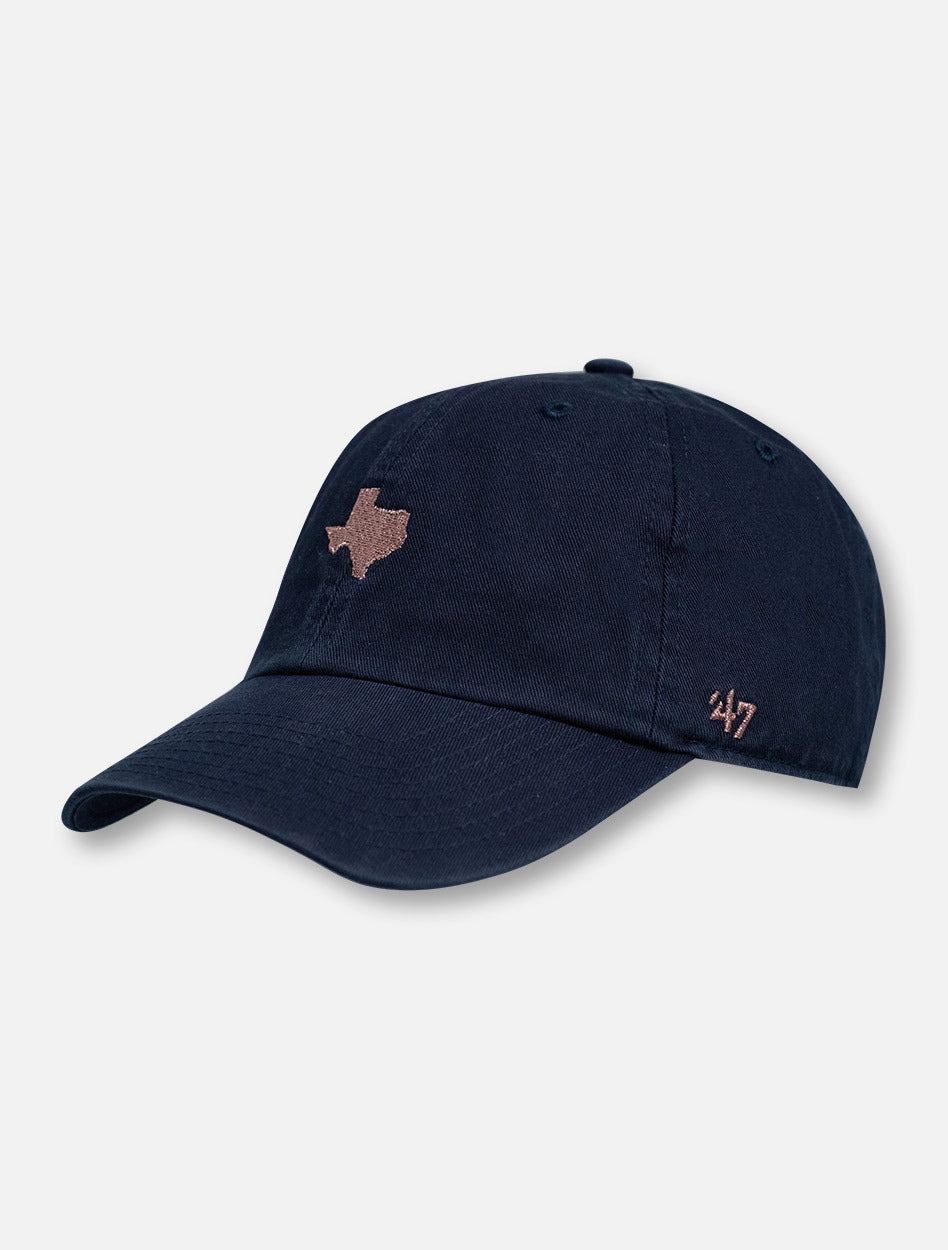 47 Brand Texas Tech Metallic "Centerfield" Clean Up Navy Adjustable Cap
