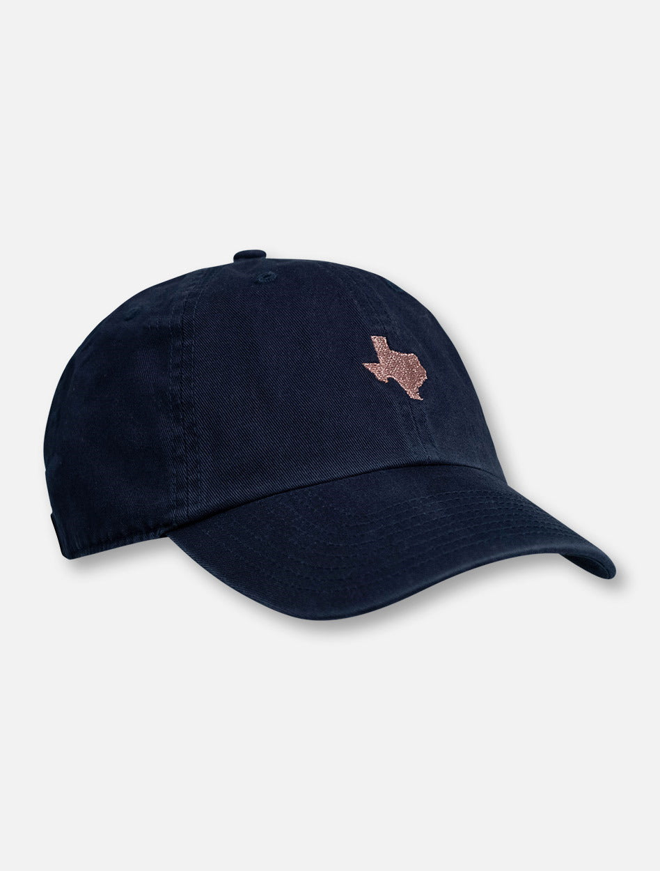 47 Brand Texas Tech Metallic "Centerfield" Clean Up Navy Adjustable Cap
