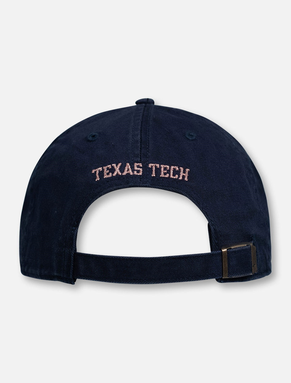 47 Brand Texas Tech Metallic "Centerfield" Clean Up Navy Adjustable Cap