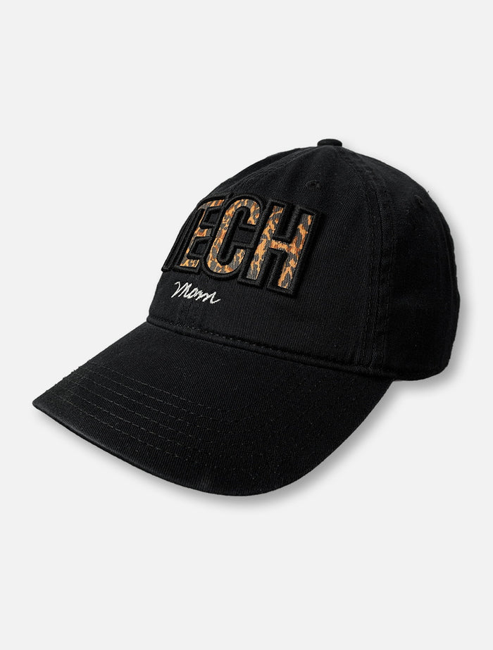 Legacy Texas Tech Red Raiders Double T "Leopard TECH Block Mom Script" Adjustable Cap