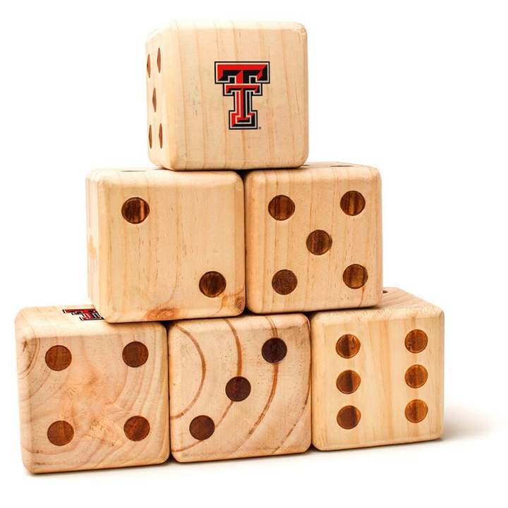 Texas Tech Red Raiders Double T Yard Dice