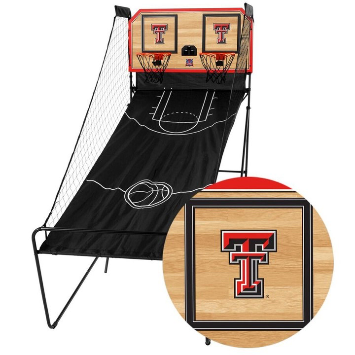 Texas Tech Red Raiders Double T "Classic Court Double Shootout Basketball" Game