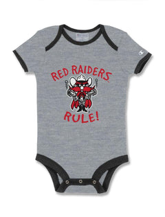 Champion Texas Tech "Red Raiders Rule" Onesie