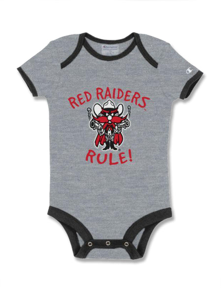 Champion Texas Tech "Red Raiders Rule" Onesie