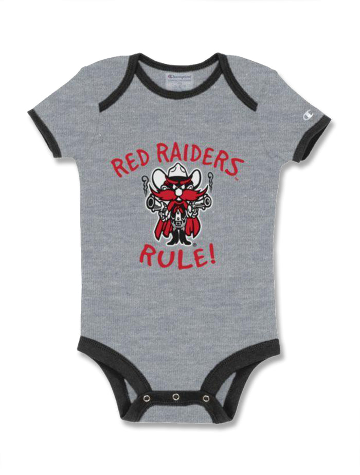 Champion Texas Tech "Red Raiders Rule" Onesie