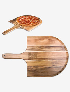 Texas Tech Double T Acacia Wooden Pizza Peel
