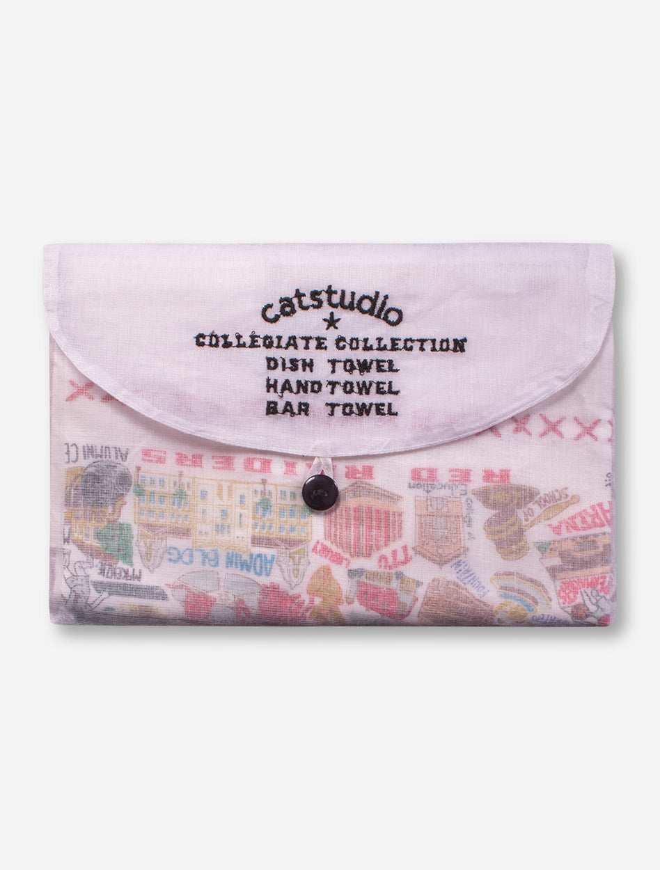 Catstudio Texas Tech Red Raiders Tea Towel