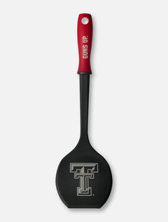 Texas Tech Red Raiders Black and White Double T "Fan Flipper" Spatula