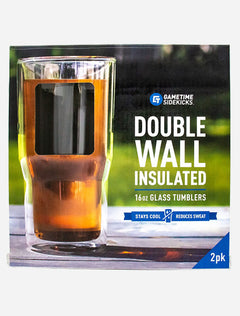 Texas Tech Double T Double Wall Insulated 16 oz Glass Tumblers 2 Pack