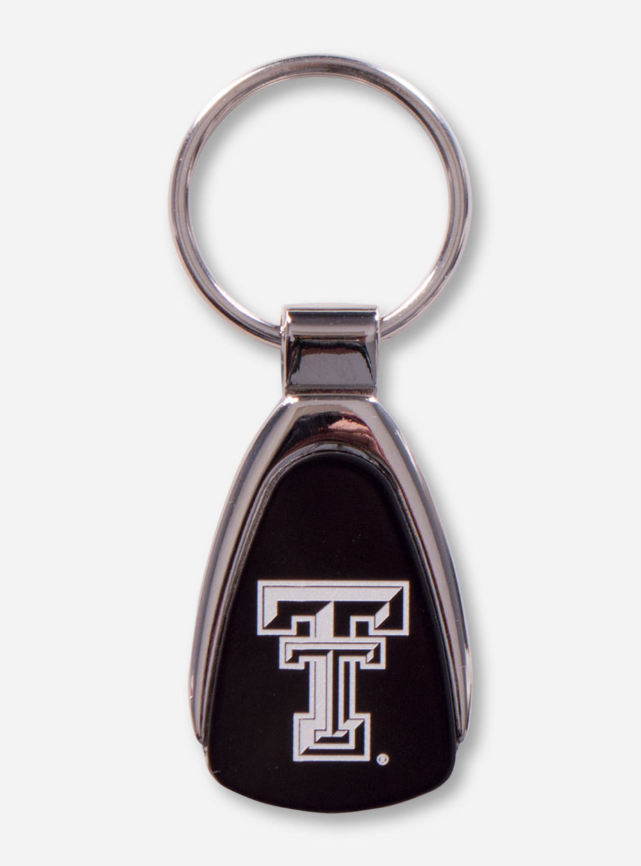 Texas Tech Laser Engraved Double T on Black Keychain – Red Raider Outfitter