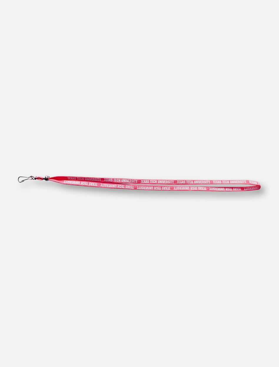 MCM Texas Tech Red Raiders Texas Tech University 3/8" Lanyard