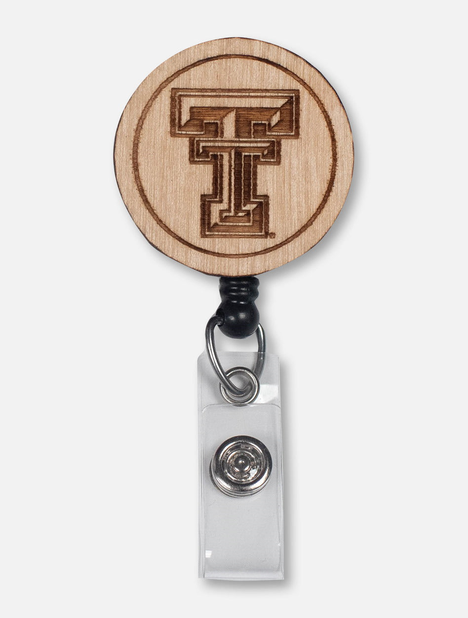 Texas Tech Red Raiders Wooden Badge Reel