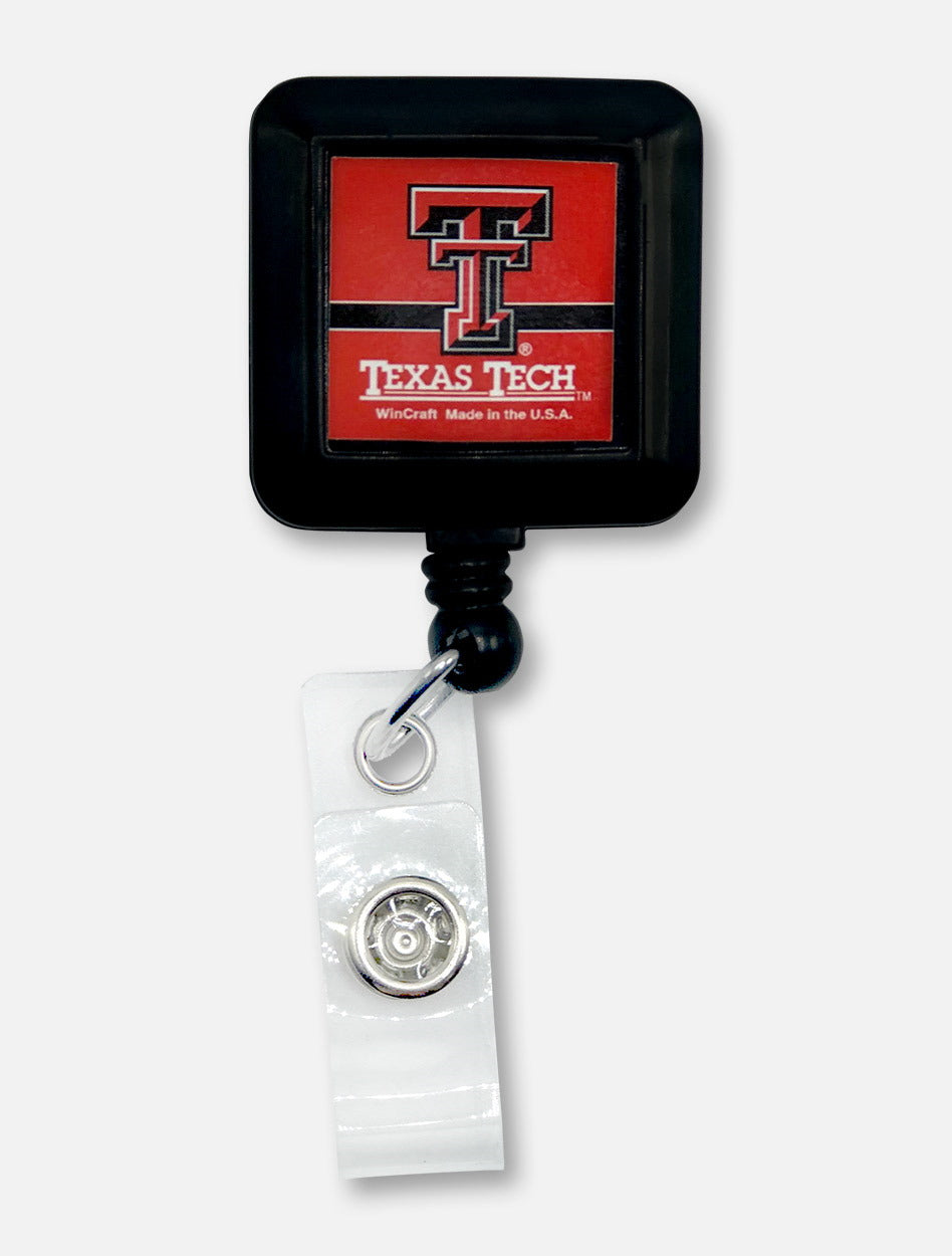 Texas Tech Red Raiders Double T Square Badge Reel Holder
