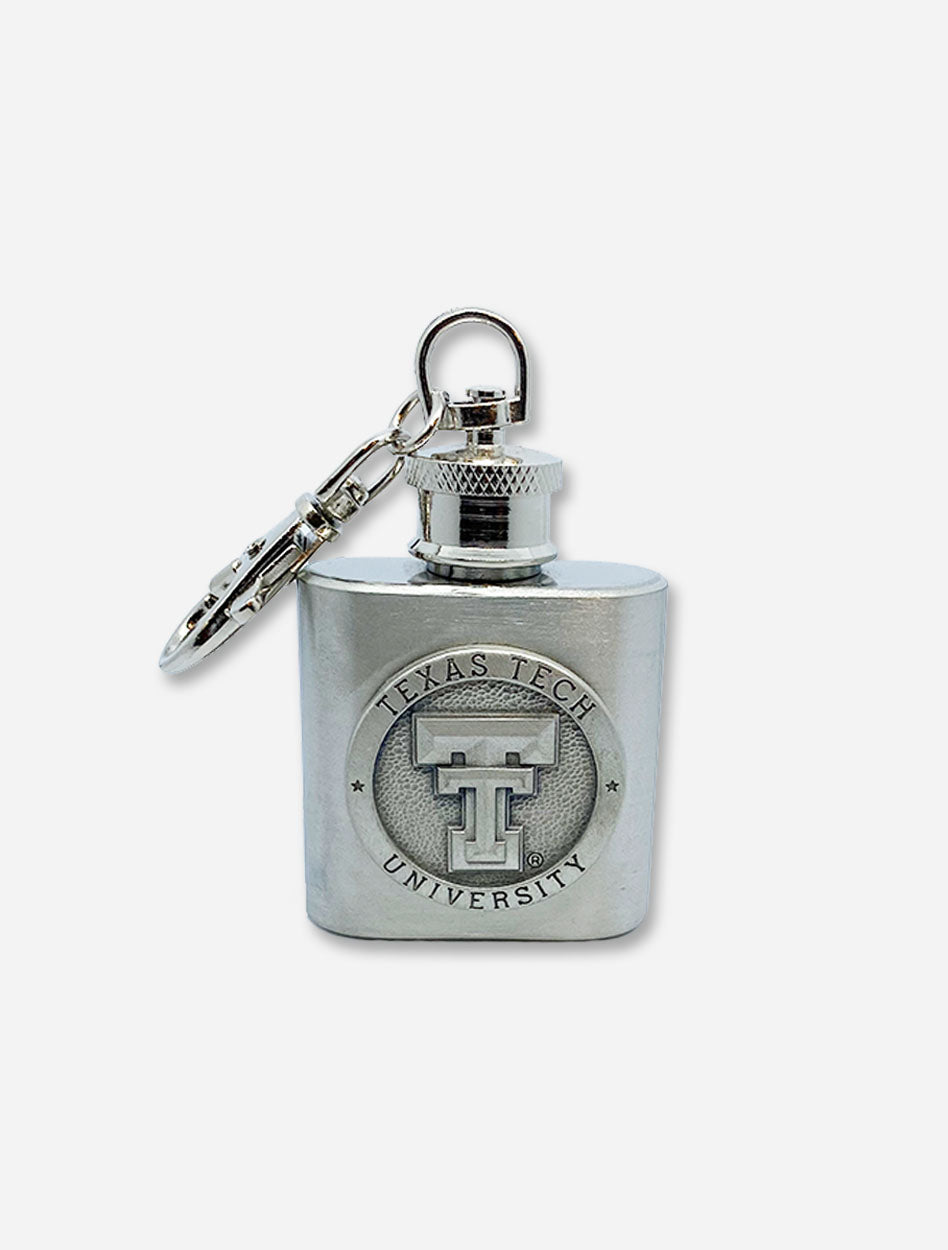 Texas Tech Red Raiders Double T Metal Mini-Flask Keychain