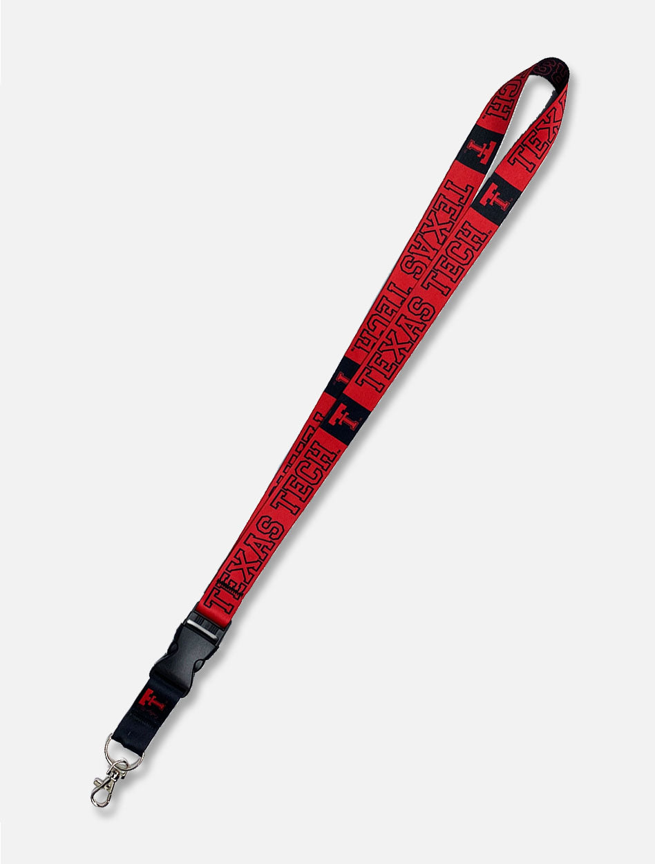 Texas Tech Red Raiders Vault Double T Double Sided Lanyard