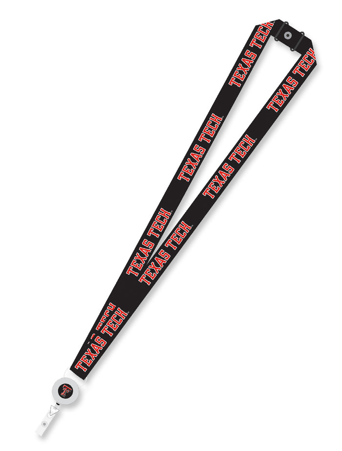 Texas Tech Badge Reel Lanyard