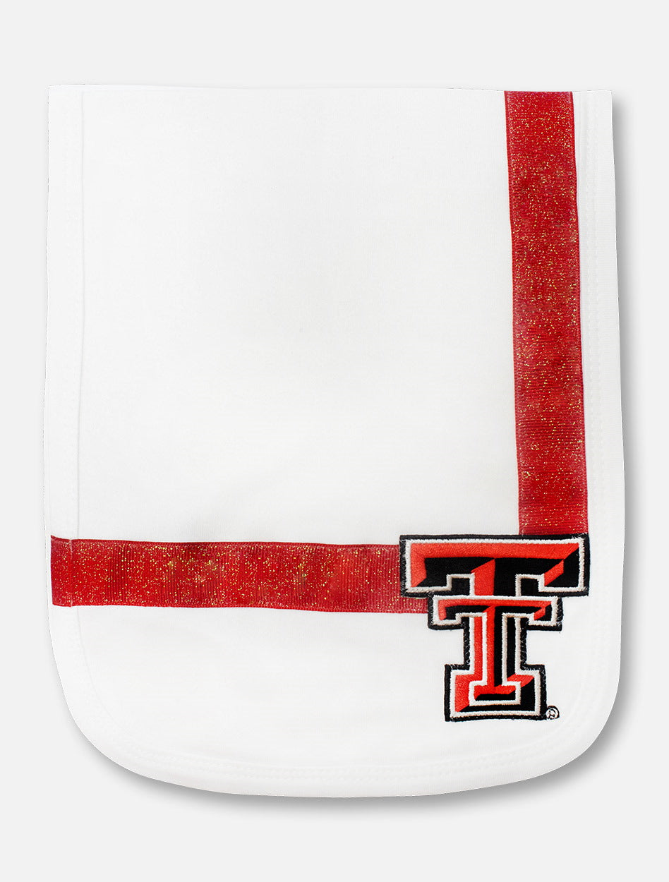 Texas Tech Red Raiders Double T Shimmer Burp Cloth