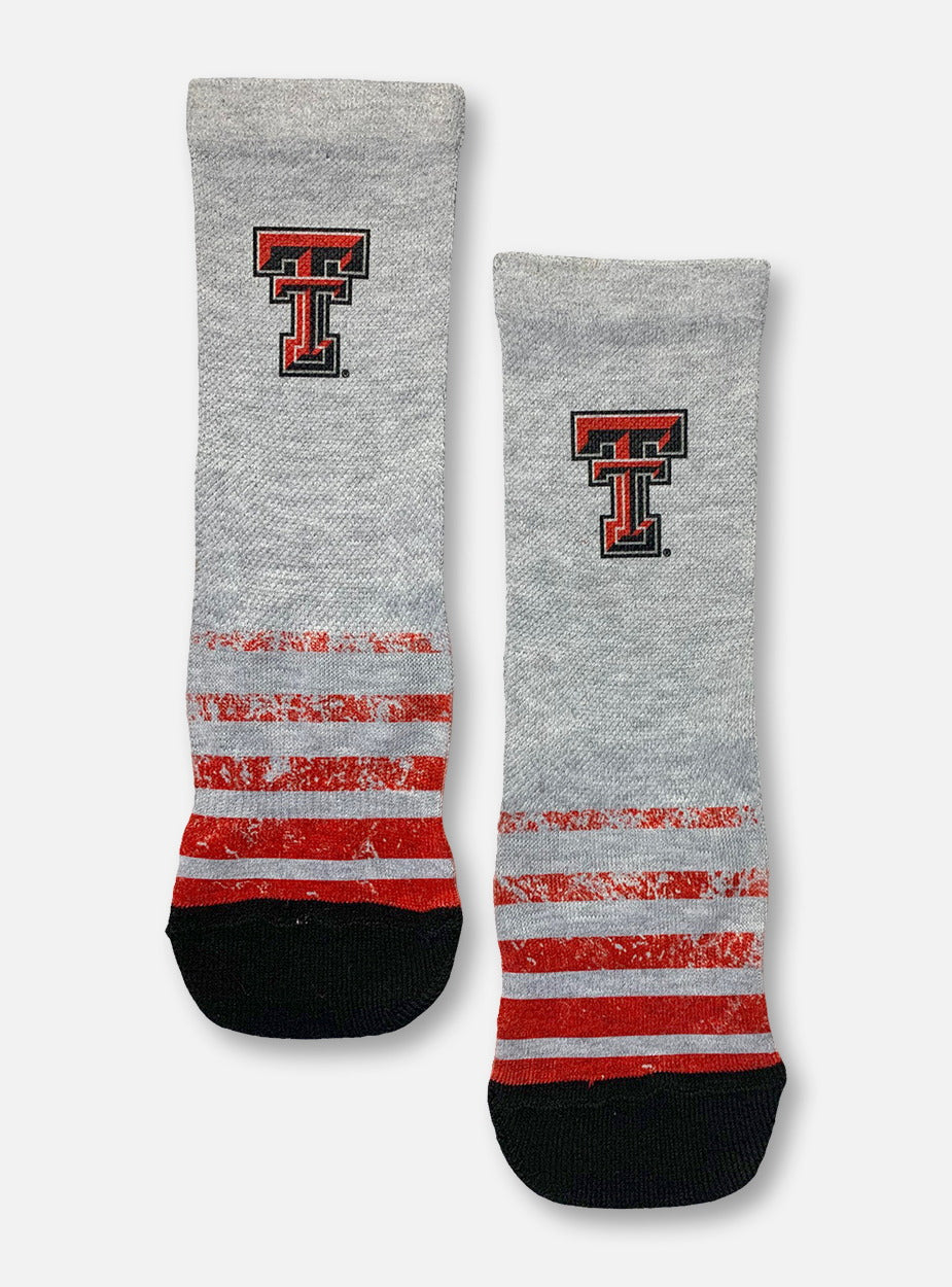 Texas Tech Red Raiders Double T YOUTH Vintage Heather Socks
