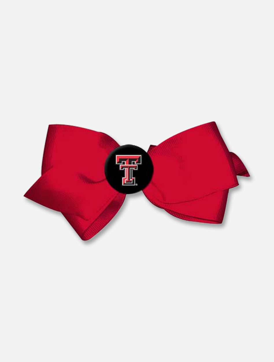 Texas Tech Red Raiders Double T Hair Bow  Barrette