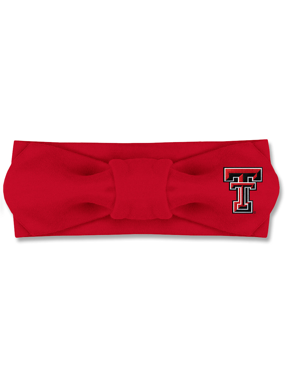 Texas Tech Double T INFANT Solid Knot Headband