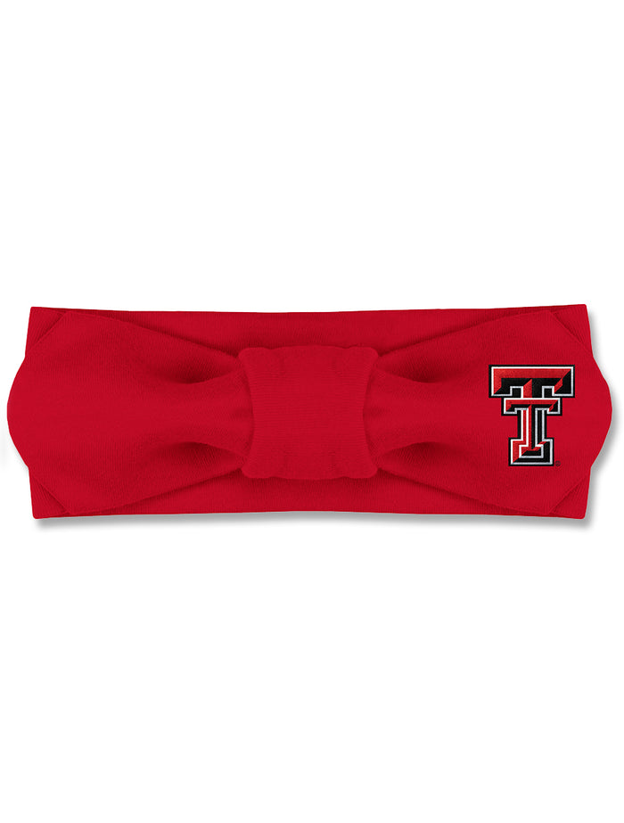Texas Tech Double T INFANT Solid Knot Headband
