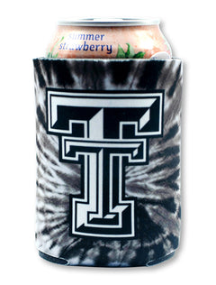 Texas Tech Red Raiders Raider Red Tie Dye Can Cooler