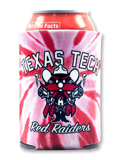 Texas Tech Red Raiders Raider Red Tie Dye Can Cooler
