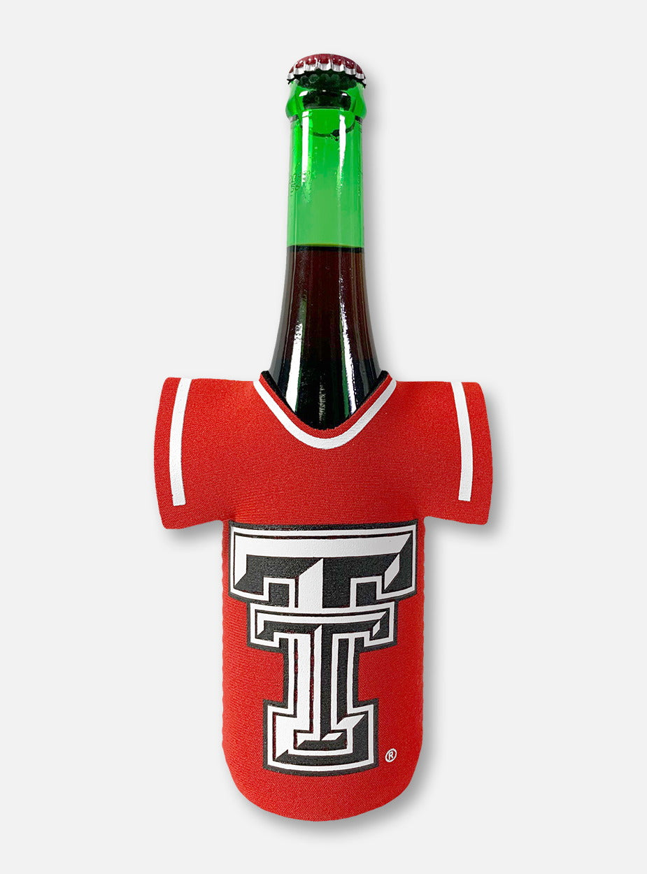 Texas Tech Red Raiders Black and White Double T Jersey Bottle Cooler