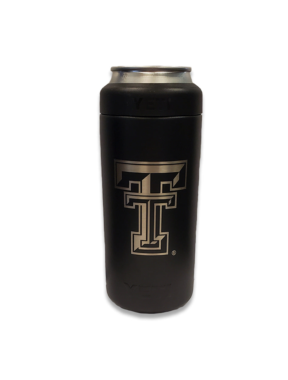Texas Tech Red Raiders Double T 12 oz Slim Can Insulator