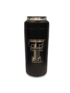 Texas Tech Red Raiders Double T 12 oz Slim Can Insulator
