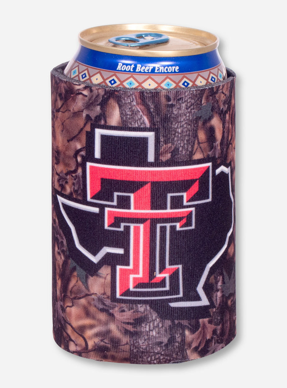 Texas Tech Lone Star Pride Camo Can Cooler
