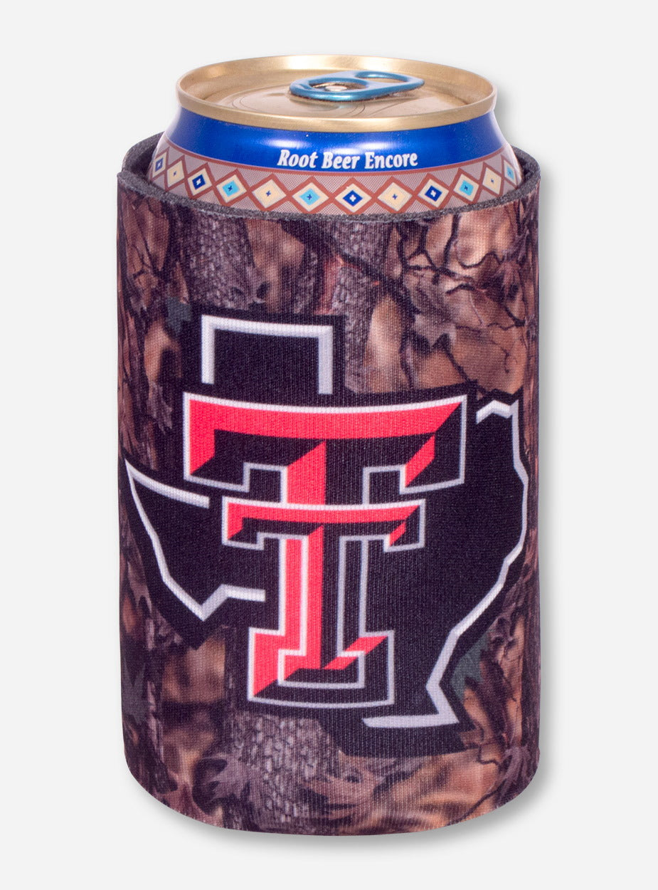 Texas Tech Lone Star Pride Camo Can Cooler