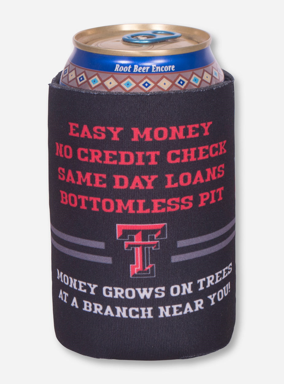 The Bank of Dad Black Can Cooler - Texas Tech