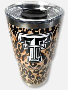 Texas Tech Red Raiders Double T Leopard 20 Oz Travel Tumbler