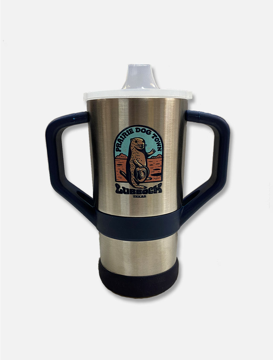 World Famous Prairie Dog Town® "Howdy Dog" Double Walled 8 oz Sippy Cup