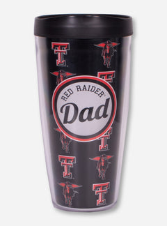 Texas Tech Red Raider Dad Black Travel Tumbler