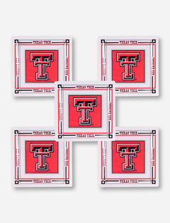 Texas Tech Red Raiders White Plastic Luncheon Plates