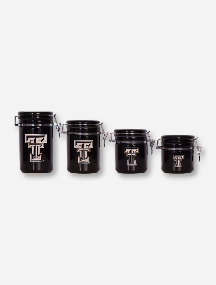 Texas Tech Ceramic Canister Set