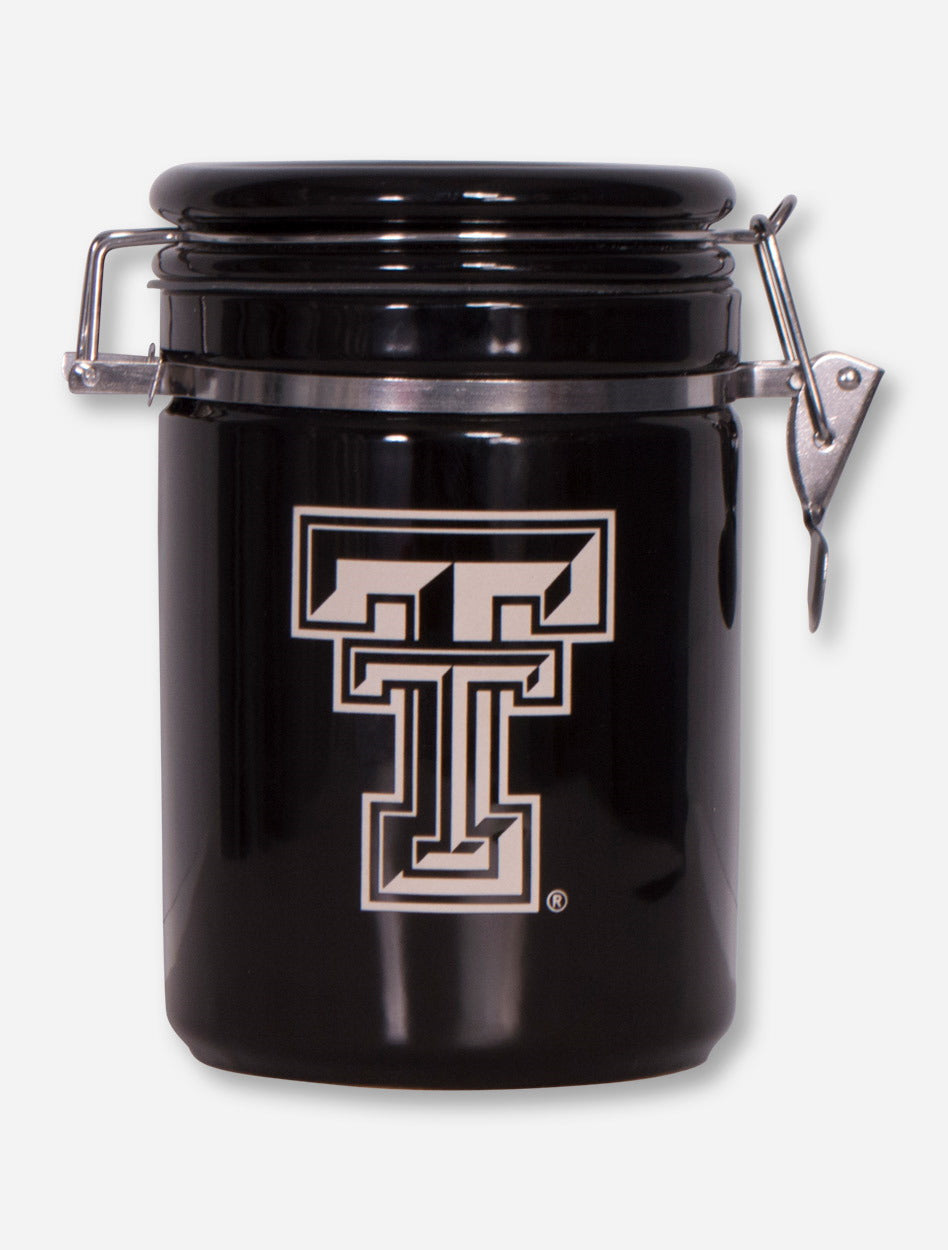 Texas Tech Double T Black Canister