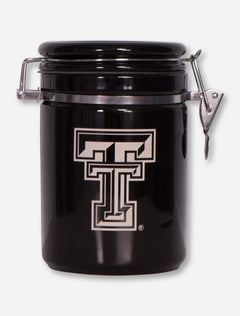 Texas Tech Double T Black Canister